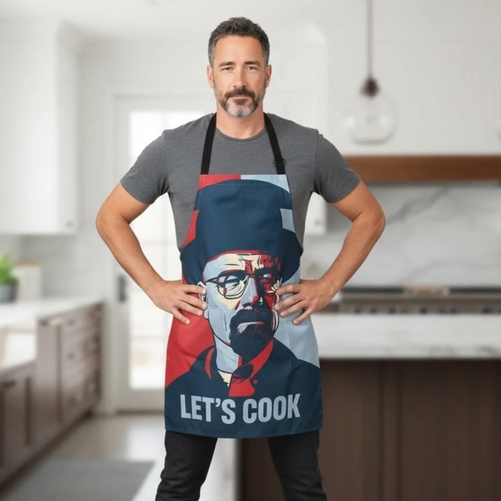 Breaking Bad Walter White Let’s Cook Apron BBQ Grilling Gift NWT Fathers Day